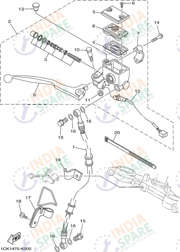 FRONT MASTER CYLINDER